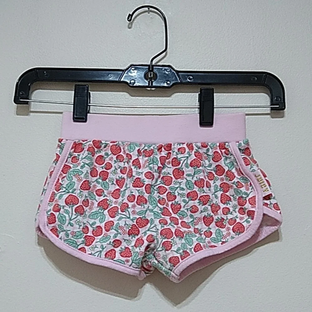 Juicy Couture Little Girl's 2-Piece Strawberry Print Hoodie Short Set